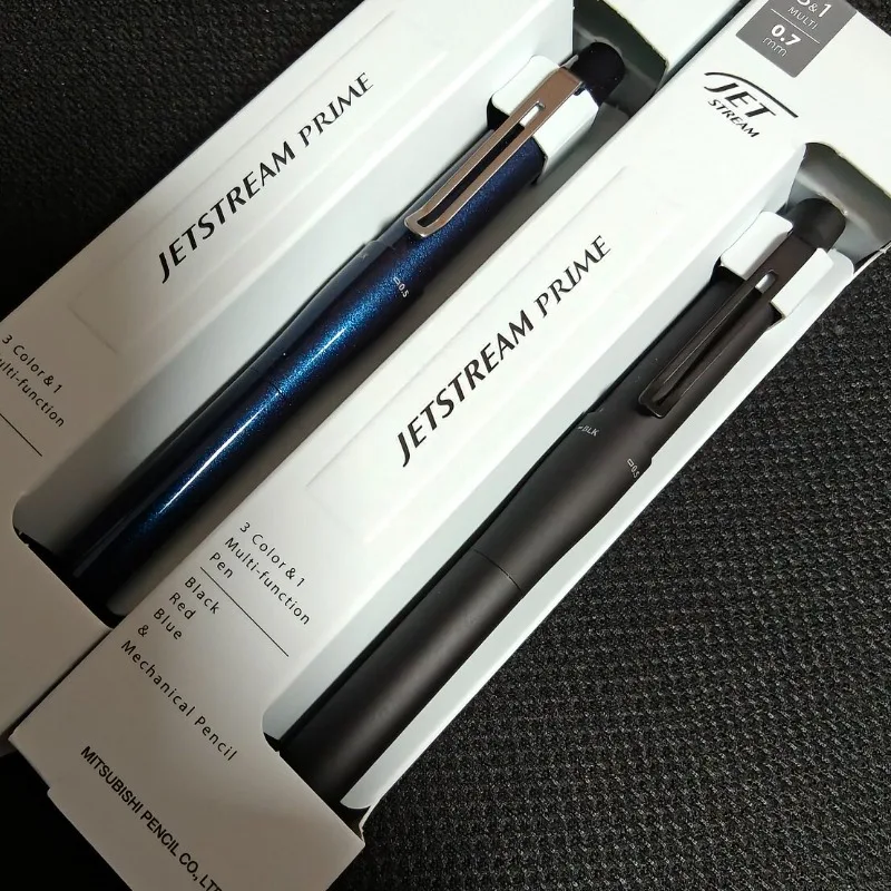 

Japanese Pencil UNI Rotary 3+1 Metal Shaft Business Multi-function Module Gel Pen MSXE4-5500 Gel Pen School Office Writing Gift