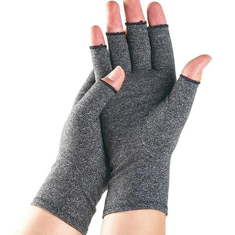 النساء الرجال نفق الرسغ الروماتيود التهاب الأوتار أصابع اليد الإبهام ضغط قفازات الأرجواني 1 زوج قفازات التهاب المفاصل