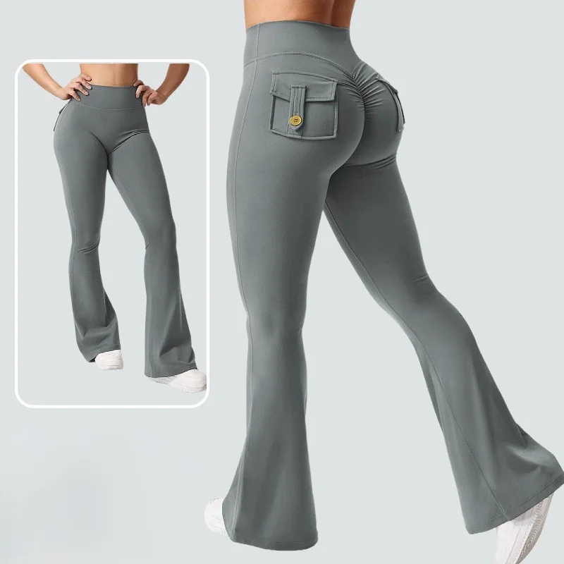 

Yoga Pants Quality Women Skin Student Nude Hips Jog Embroidery Loose Bootcut Thermo Checkered Matte V Cut Beautiful Jeggings Ins