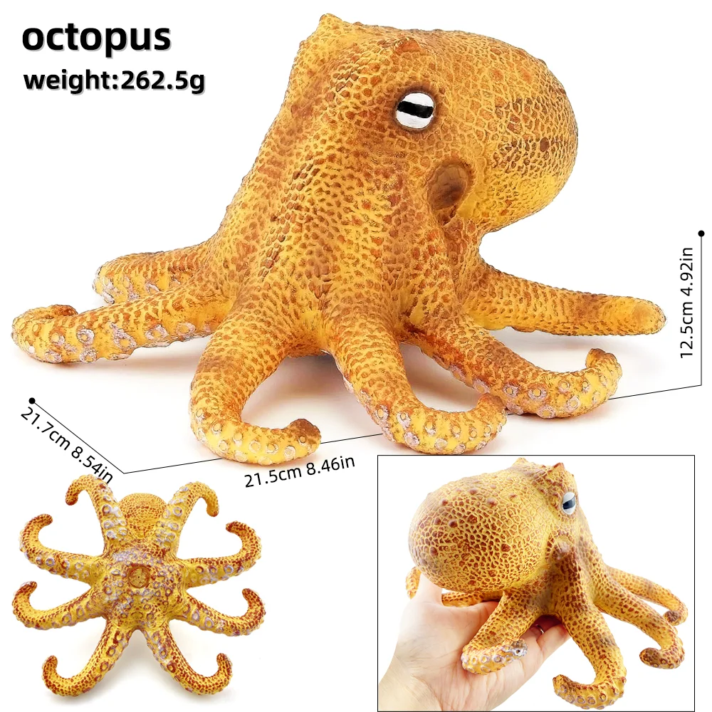 Ocean Animals simulazione squali tartarughe granchi stella marina aragosta Sea Life Model figurine Action Figures Collection giocattolo per bambini