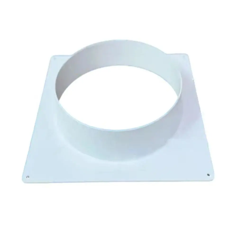 1Pcs Durable Straight Air Vent Duct Connector Ducting Tools Easy Installation Air Outlet Adapter Flange Plastic Ventilation Pipe