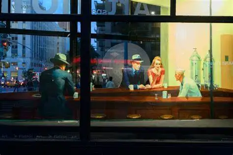 

More Style Choose Edward Hopper: Nighthawks Film Print Silk Poster Home Wall Decor 24x36inch