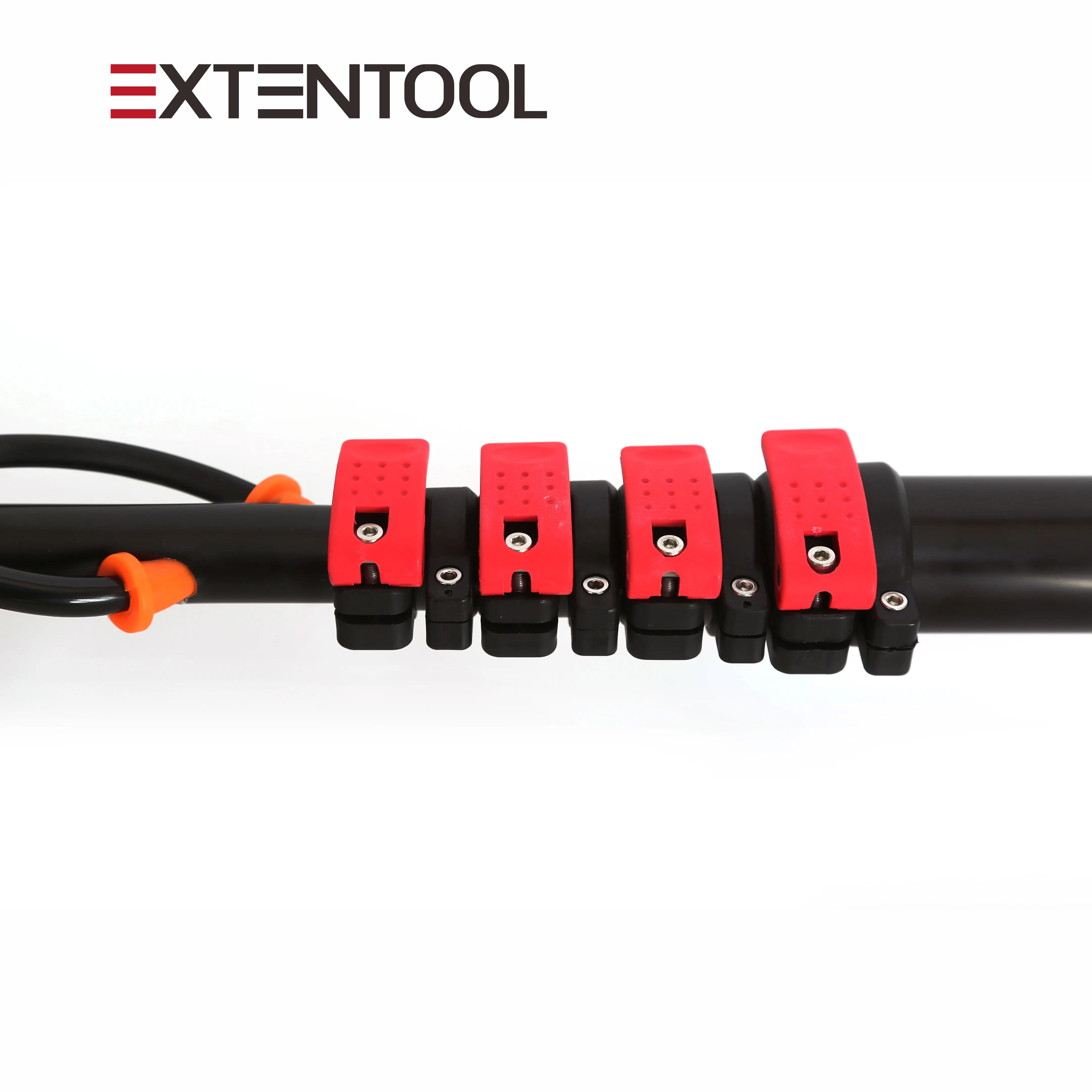 Extentool 7.5m 알루미늄 기둥 태양광 청소기 브러시 도구 태양광 패널 청소 기계