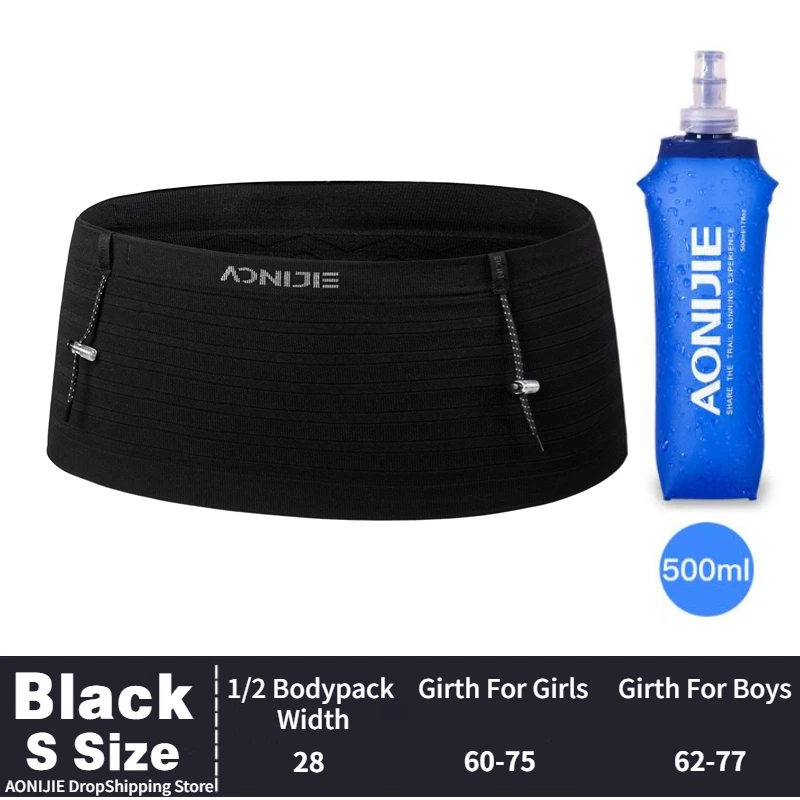 AONIJIE W8116 Neueste Gewebte Elastische Sport Taille Pack Laufende Rennen Nummer Gürtel Für Triathlon Marathon Radfahren Bergsteigen
