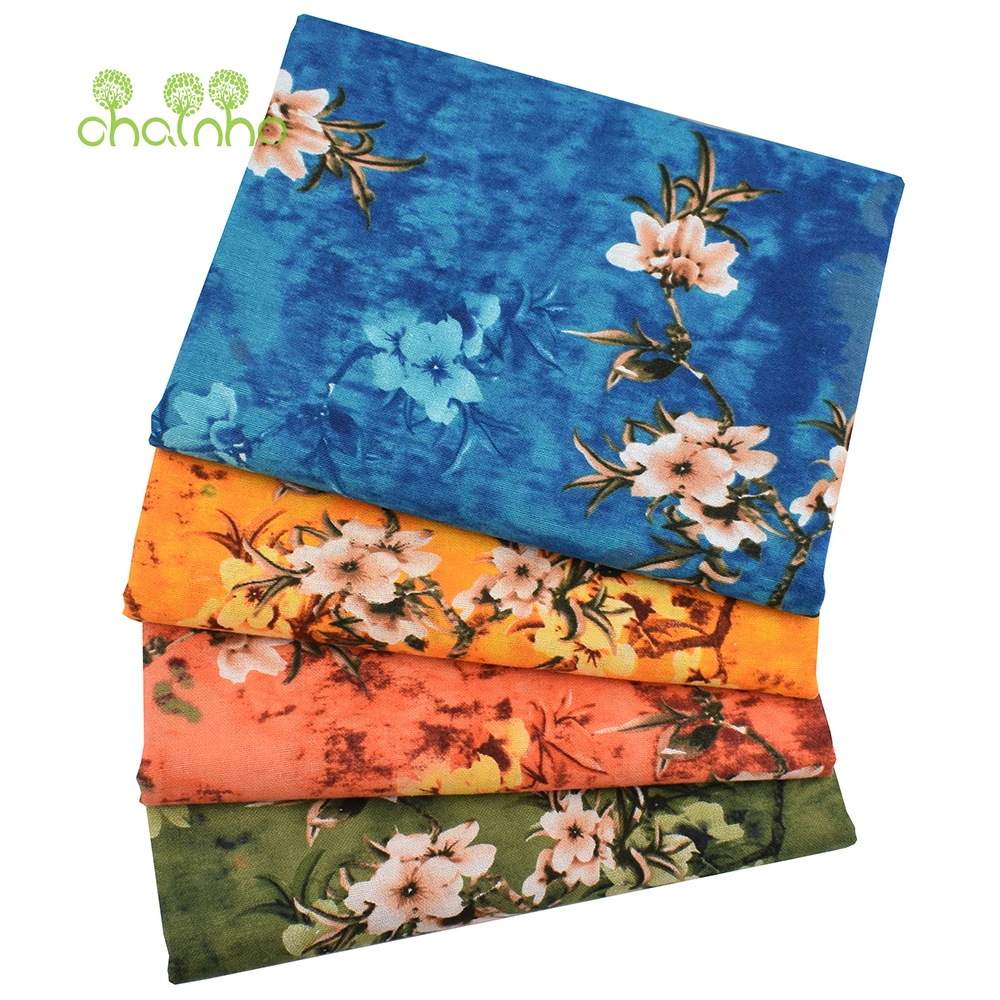 Chainho,Printed Cotton Linen F - Sewing Geotextile Fabric recension och pris