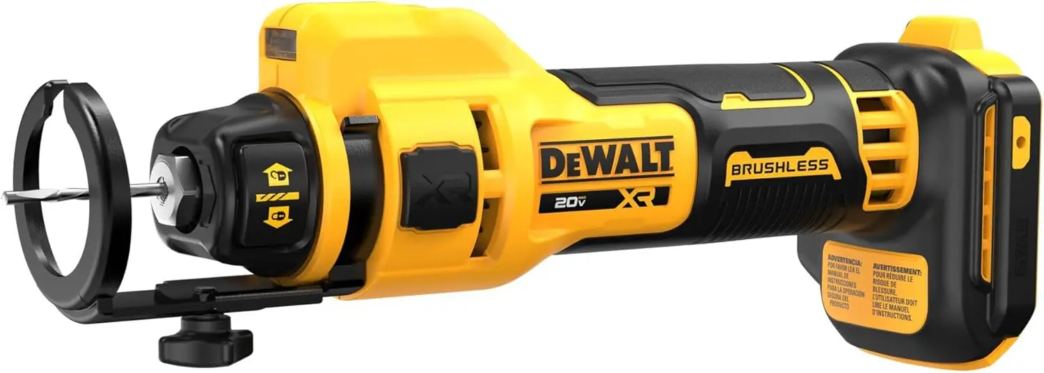 DEWALT 20V MAX* XR Bezszczotkowe narzędzie do wycinania płyt kartonowo-gipsowych (tylko narzędzie) (DCE555B)