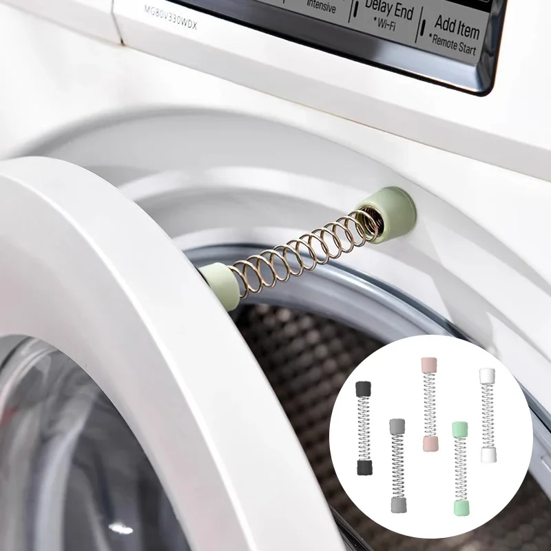 Washing Machine Door Bracket Strong Magnetic Washing Machine Door Bracket Magnet Spring Silicone Fixing Bracket