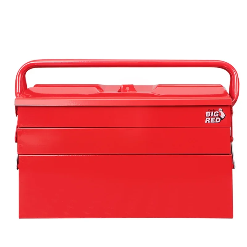 Steel Multi-tier Tool Box Repair Portable Large Capacity Metal Hand Tools Power Tools Handheld Organiser Car Home Drawer