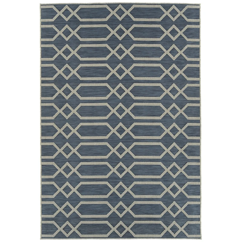

Contemporary, Transitional, Geometric, Textured, High-Low Cut & Loop 7'10 x 10' Rectangle Area Rug