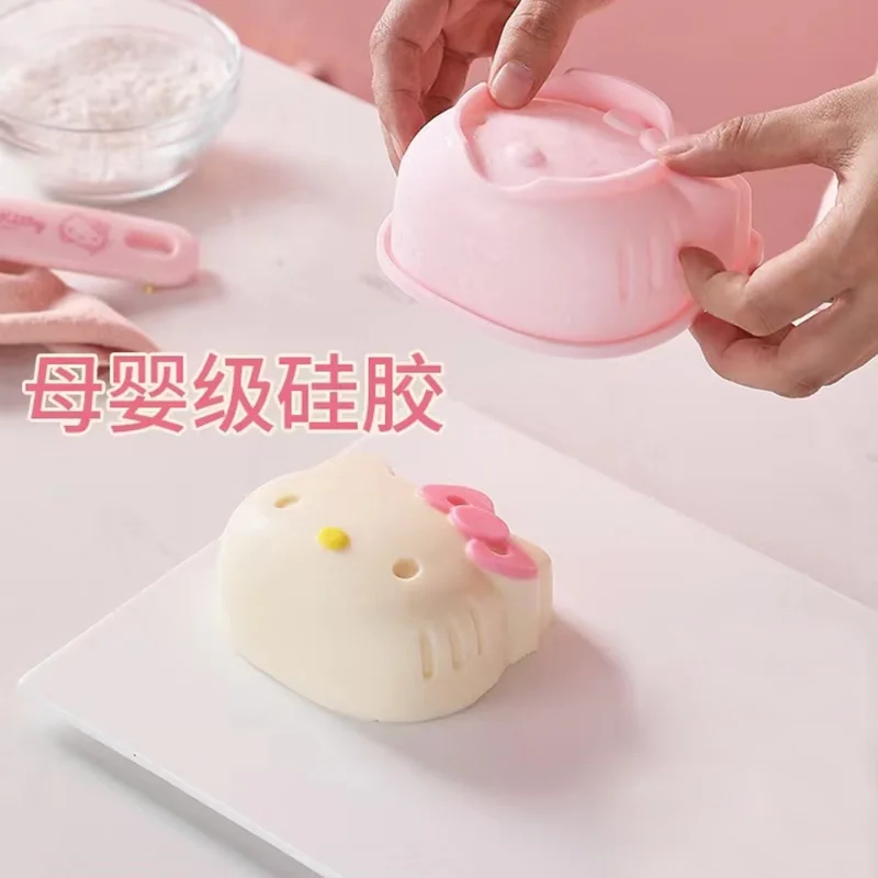 Hello Kitty Silicone Cake Mold Pastry Bread Chocolate Making Mold Cartoon DIY Dessert Making Tools Kitchen Bake Accessories Gift