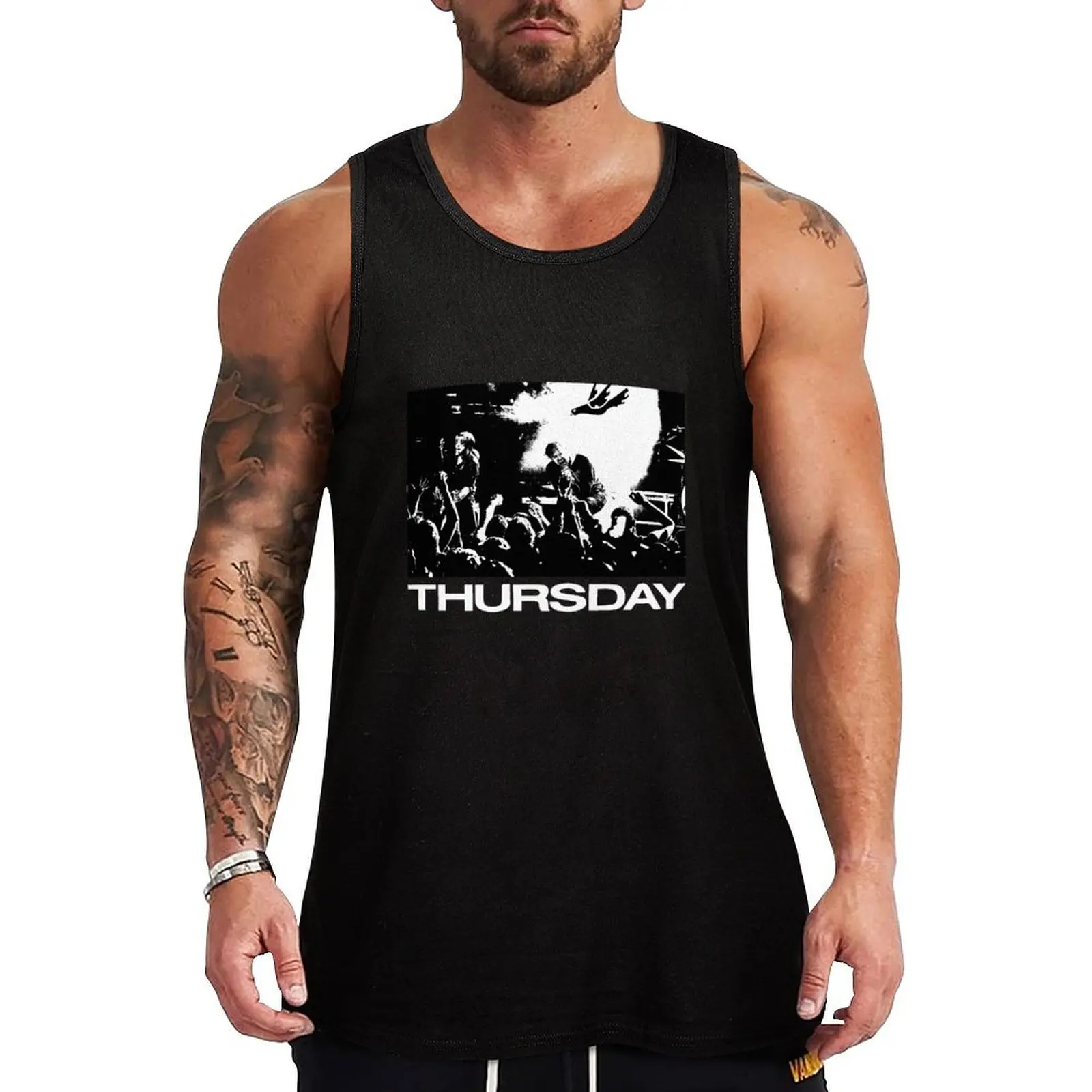 Thursday Band Tank Top gym gym clothes for man Men's t shirt sleeveless