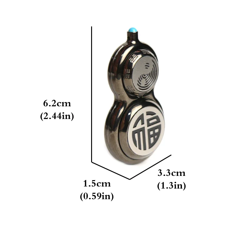 Cucurbit Spinner Fidget Slider Metallo Fidget Toys Strumento ADHD Anti-ansia Giocattoli da scrivania Giocattoli antistress Regali per adulti