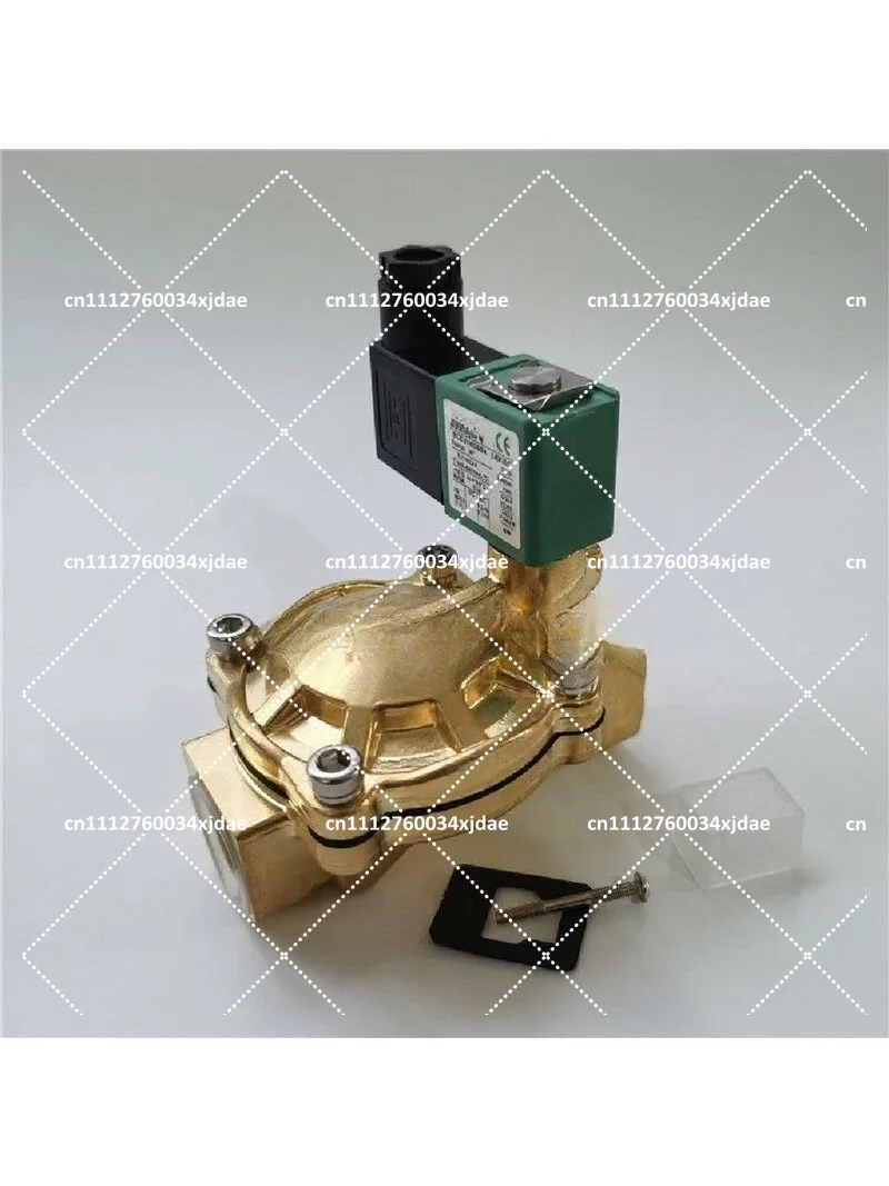 2 Way Solenoid Valve DN15 DN20 DN25 Normally Closed Brass Body AC 220V Water Air Oil