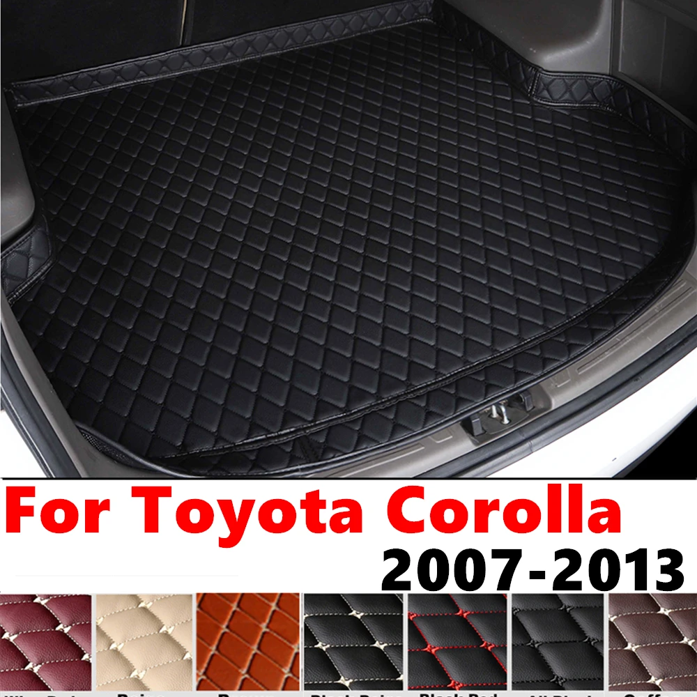 High Side Car trunk mat for Toyota Corolla 2013 2012 2011 10-2007 XPE Rear Cargo Protect Cover Liner Tail Boot Tray luggage Pad