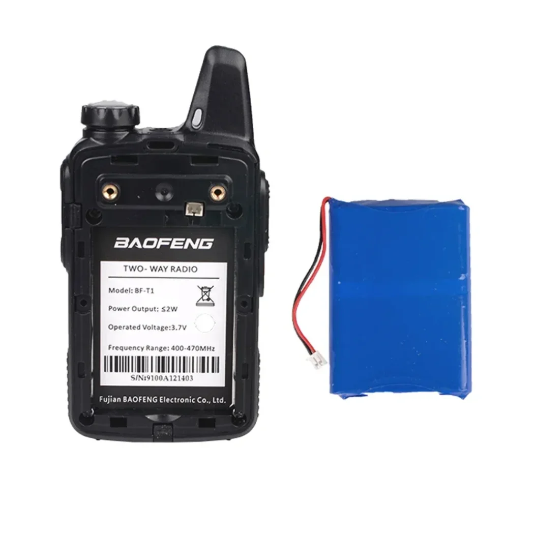 BAOFENG BF-T1 Mini Walkie Talkie UHF Handheld Two-way Radio bft1 Ham Radio Portable FM Transceiver Kids 5km CB Radio Intercom