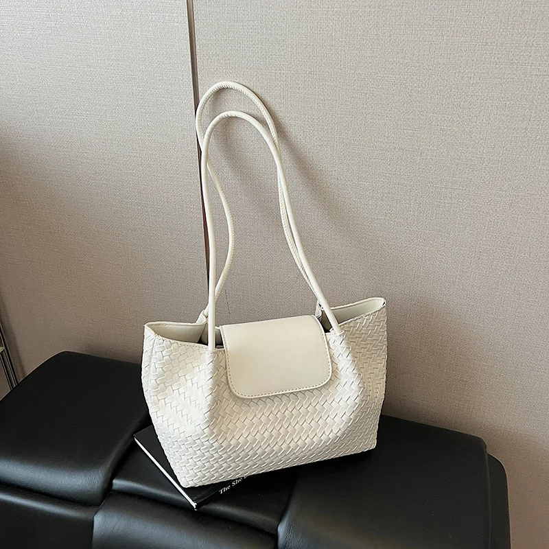

2025 Woven Raffia Tote Bag, Adjustable Underarm & Shoulder Purse for Women, Spacious Beach Bag Essentials