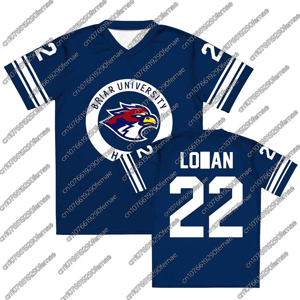 2026 New Summer Kids T-Shirt Off Campus Briar University Name & Number Jersey Women Sports Casual Top TV Show Fan Apparel