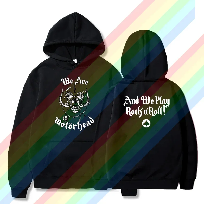 2024 Oversized Essential Men Make A Difference Black By Head Essential Motor Hoodie Women Thermal Sportswear Long Sleeve Unisex