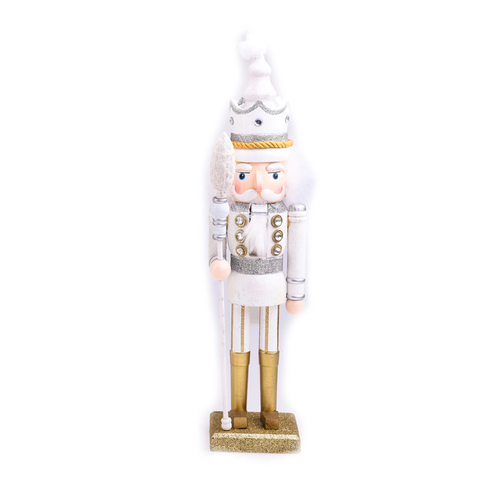 

King Nutcracker Collectible Wooden Puppet Nutcracker Christmas Home Decoration European Style Household Accessories