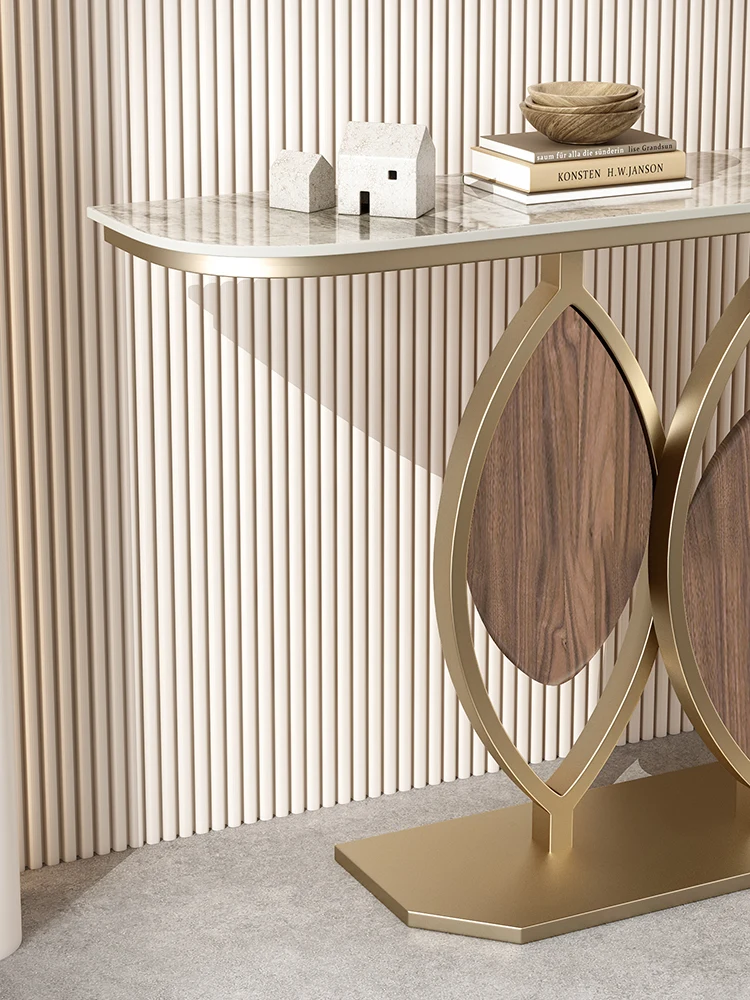 Italiaanse Rotsplaat Creatieve Home Light Luxe Toegangstafel