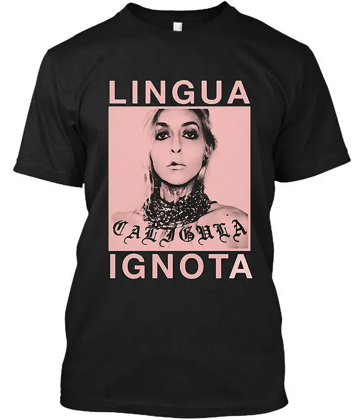 Lingua Ignota Caligula American Music Graphic Vintage T-Shirt S-4XL High Quality 100%Cotton Short Sleeve