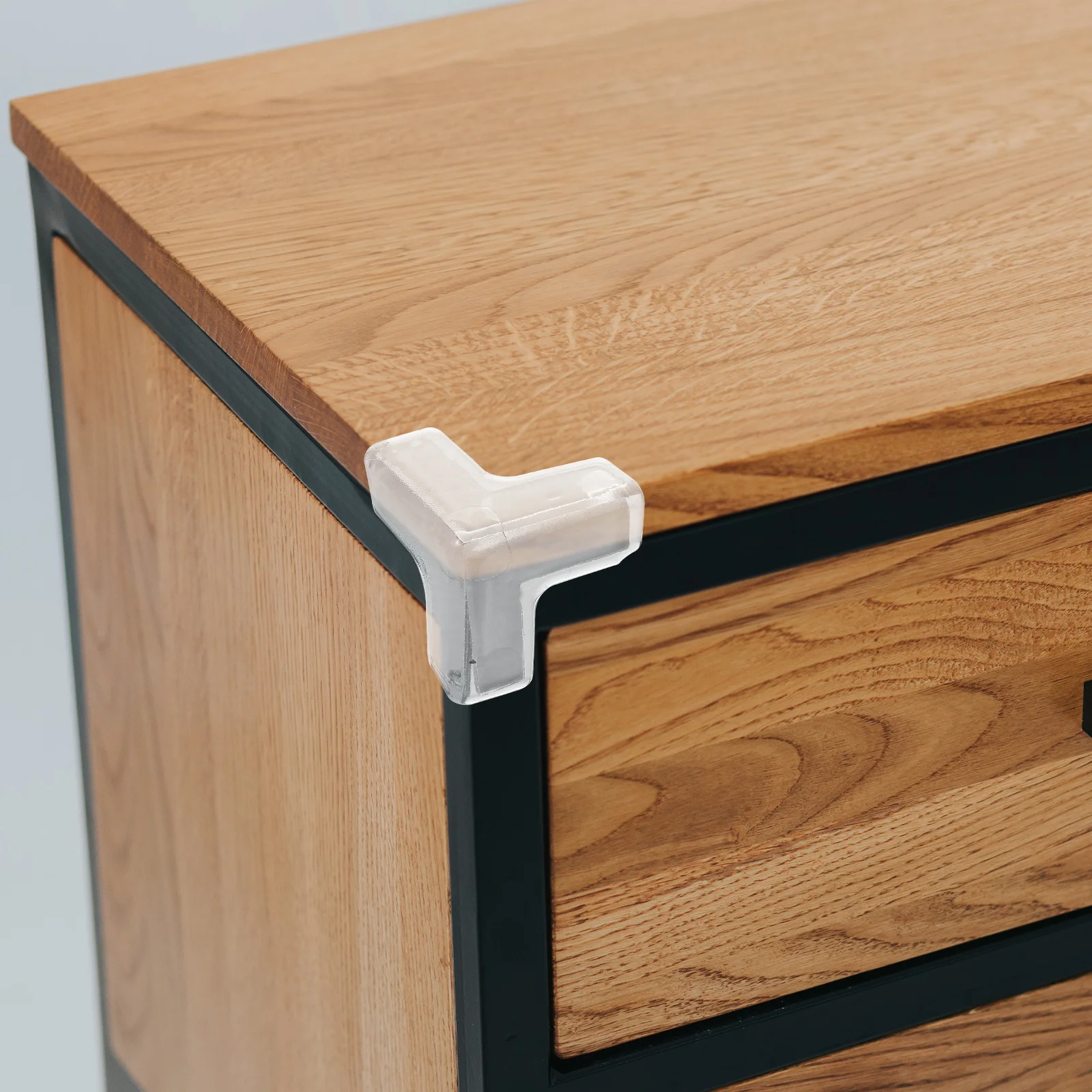 4 قطع من واقيات الزوايا الشفافة المقاومة للأطفال، واقيات حافة سلامة الطفل لطاولات الأثاث والمكاتب والخزائن