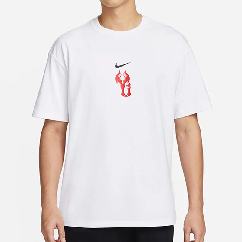 

Новая мужская спортивная повседневная дышащая футболка Nike Authentic с круглым вырезом и короткими рукавами для активного отдыха FN7272-100