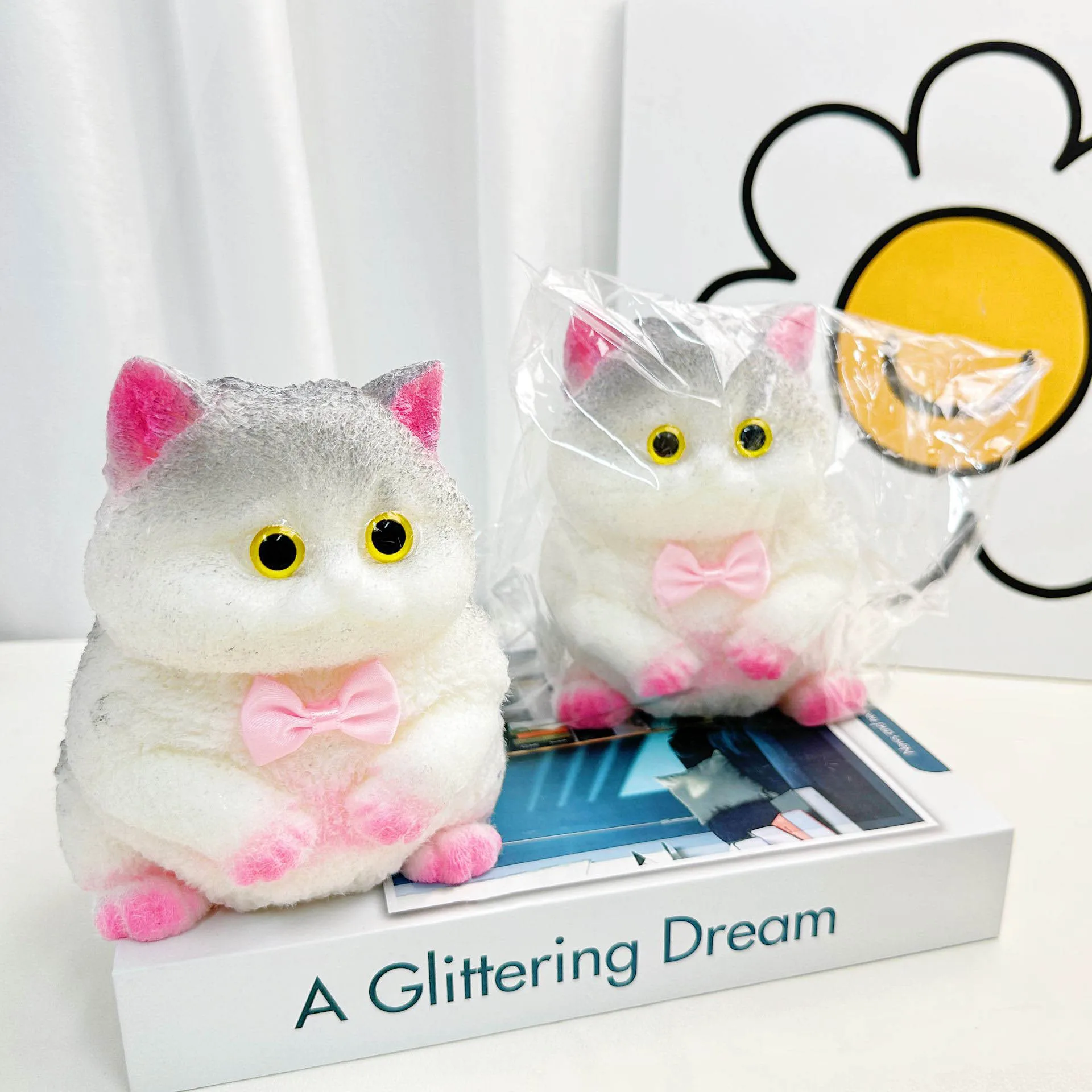 ขนาดใหญ่ไขมันแมว TPR Soft Pinch Fidget ของเล่นน่ารัก Chubby Big Cat บีบช้า Rebound ของเล่นเดสก์ท็อปเครื่องประดับความเครียดบรรเทาของขวัญ