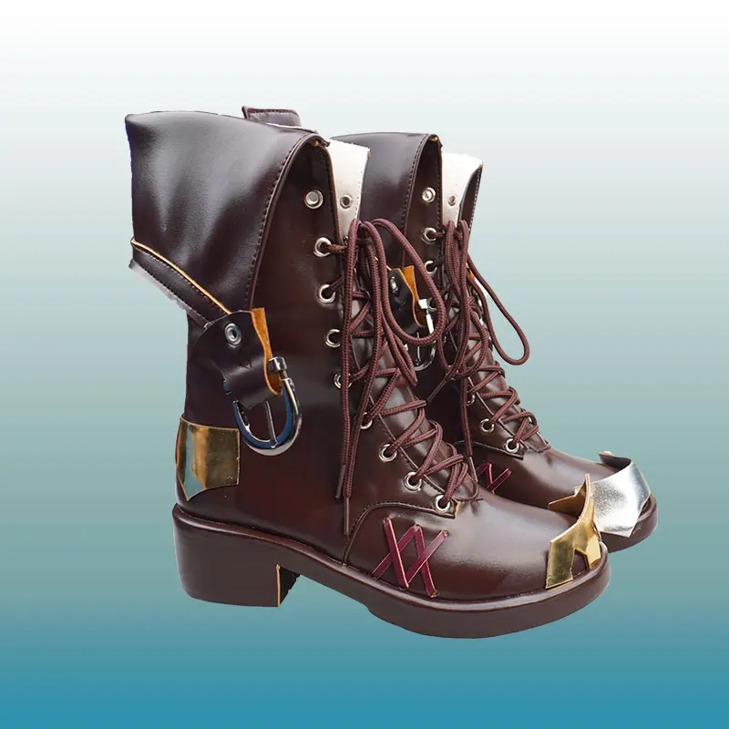 AGCOS Auf Lager LOL Arcane Jinx Cosplay Schuhe