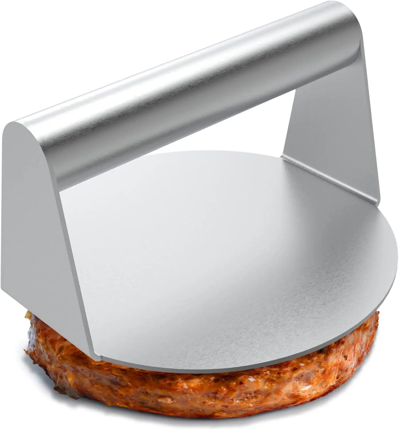 Stainless Steel Burger Press Burger Smasher for Griddle Flat Tops Meat Cooking Accessories Non-Stick Smooth Griddle Smash