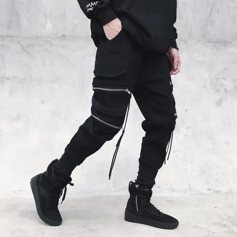 

Cargo Pants Men 2024 Hip Hop Streetwear Jogger Pant Fashion Trousers Multi-Pocket Casual Joggers Sweatpants Men Pants techwear