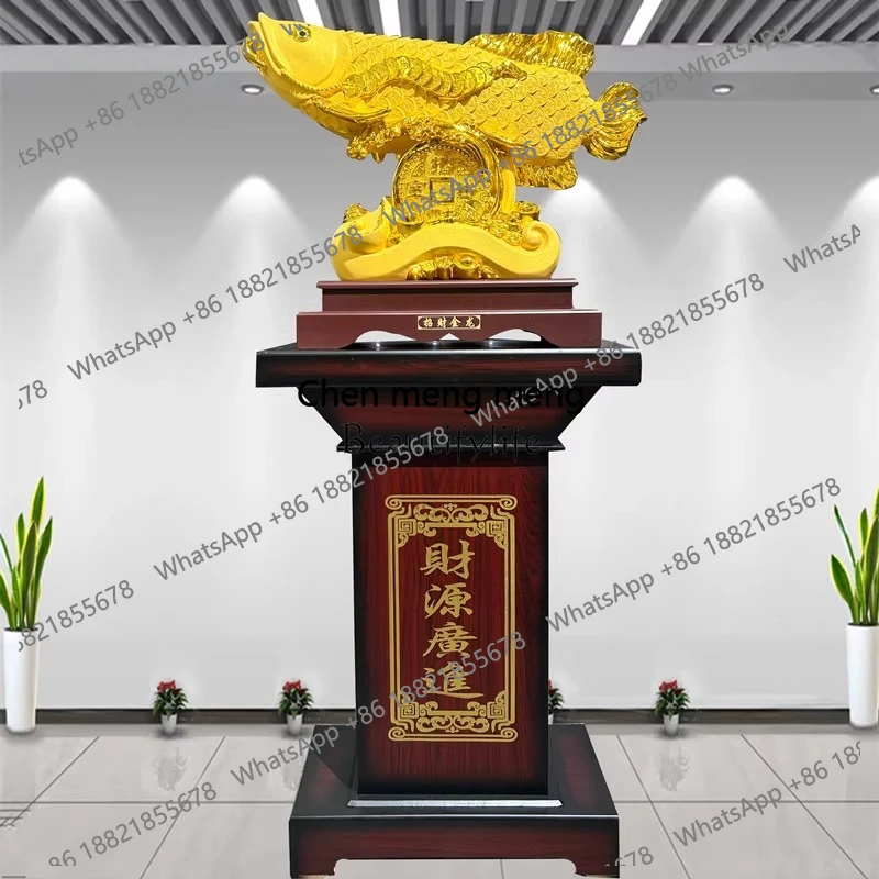 Fortune Dragon Fish Office Opening Housewarming Celebration Floor Decoration Ornament