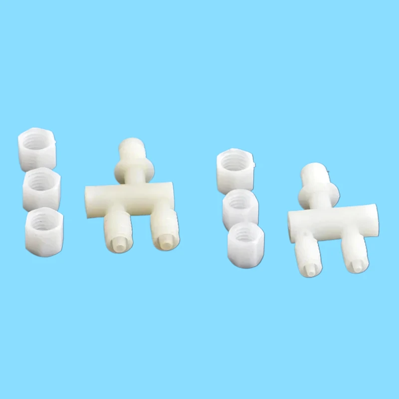 1/20Pcs Y Shape 3 Way Ink Tube Connector 3-way Hose Joint Tube Ink Hose Connector Connecting Pipe 3 Ways Ink Pipe Connector