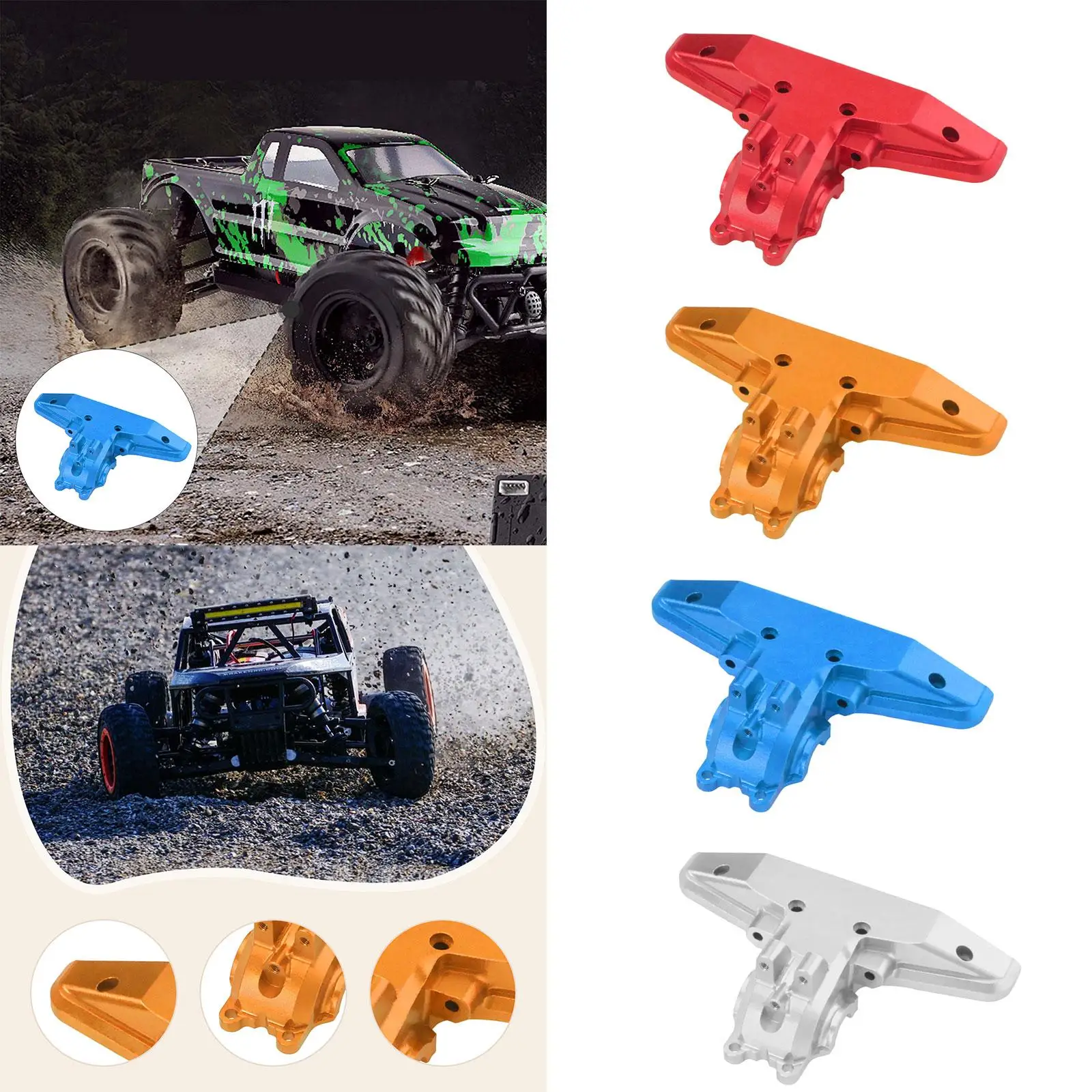 1:16 RC 자동차 후면 기어박스 커버 RC 자동차 부품 C8805 1/16 RC 자동차 액세서리