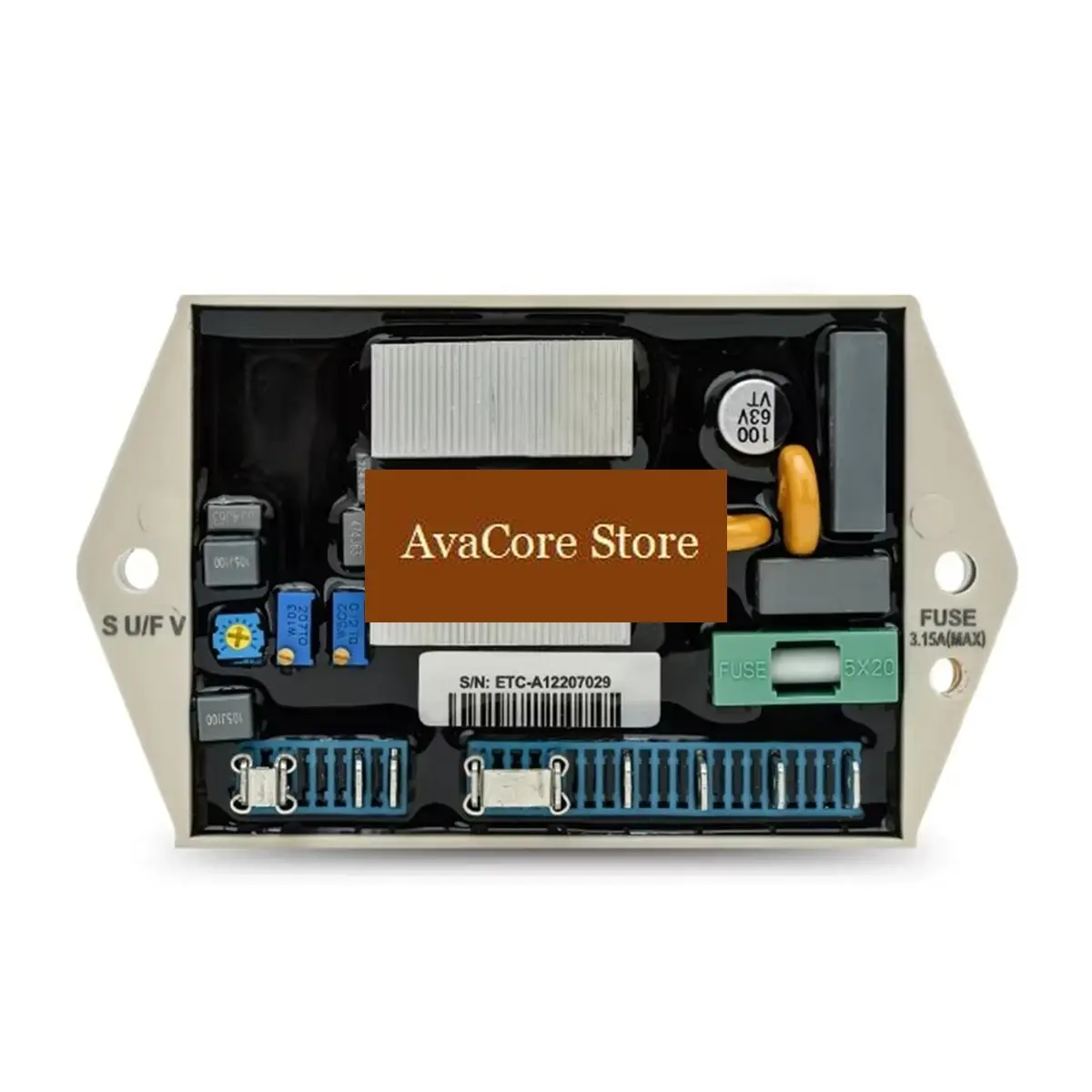 AvaCorePromotion ETC-A1 AVR Generator Automatic Voltage Regulator Stabilizer 220v Brushless Excitation