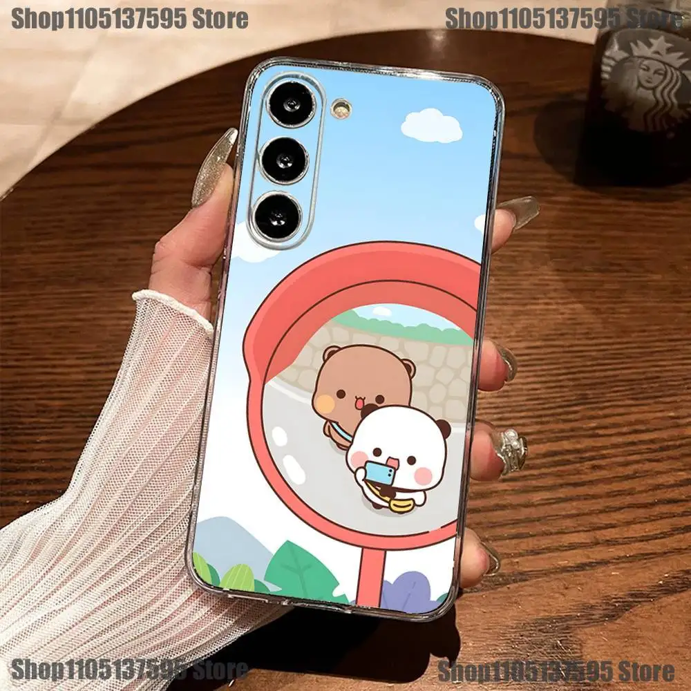 Urocze etui na telefon BuBu DuDu do Samsunga S30,23,21,22,20, FE lite,S10,9,8,7 PIus Note20ultra, miękkie, przezroczyste