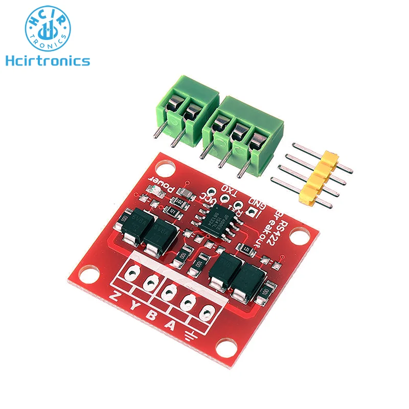 RS422 to TTL Bidirectional Signal Module Full Duplex 422 to Microcontroller UART Serial Port Level Conversion 5V