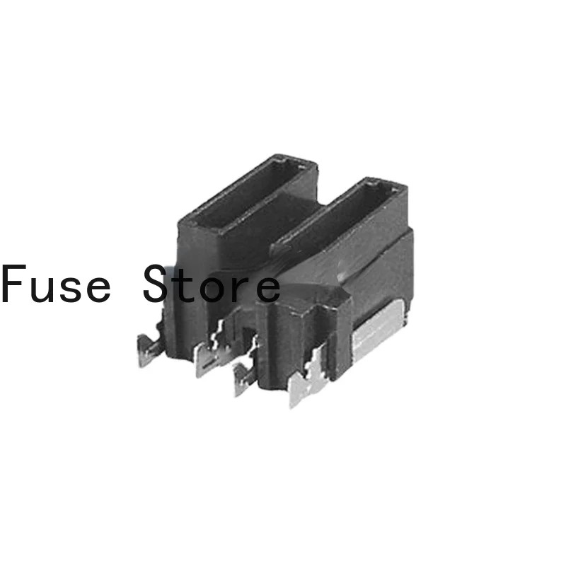 5PCS Medium Fuse Holder Car Two-position Plug-in   Can Be Installed With Multiple    Boxes