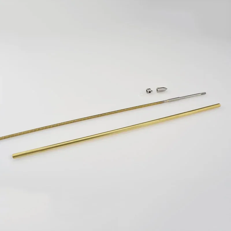 Kit de eje de barco RC, eje Flexible de 4mm, tubo de latón, tubo de plástico, junta de perro, tuerca de apoyo o eje Flexible de 4mm para barco RC