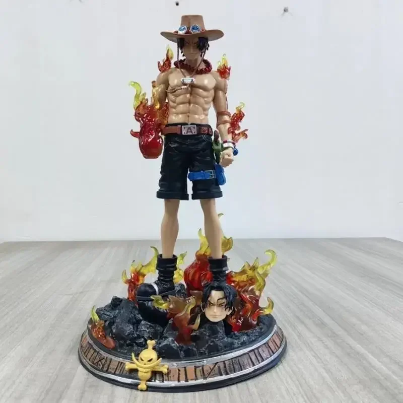 One Piece GK Roronoa Zoro Model Action Figure Anime Luffy 42cm PVC Collection Toy Shine Statue Ace Desktop Decoration Figma