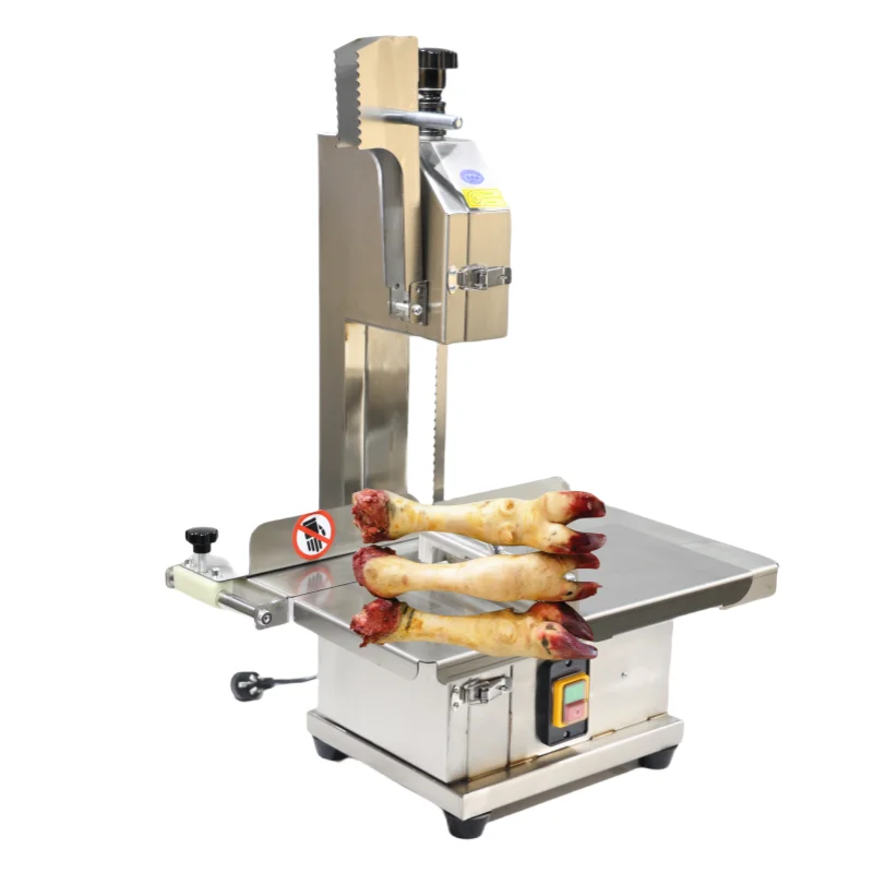 J210 Commercial Multi-Functional Semi Automatic Frozen Chicken Goat Beef Meat Cutter Meat Bone Saw Machine Cutter Bone Saw