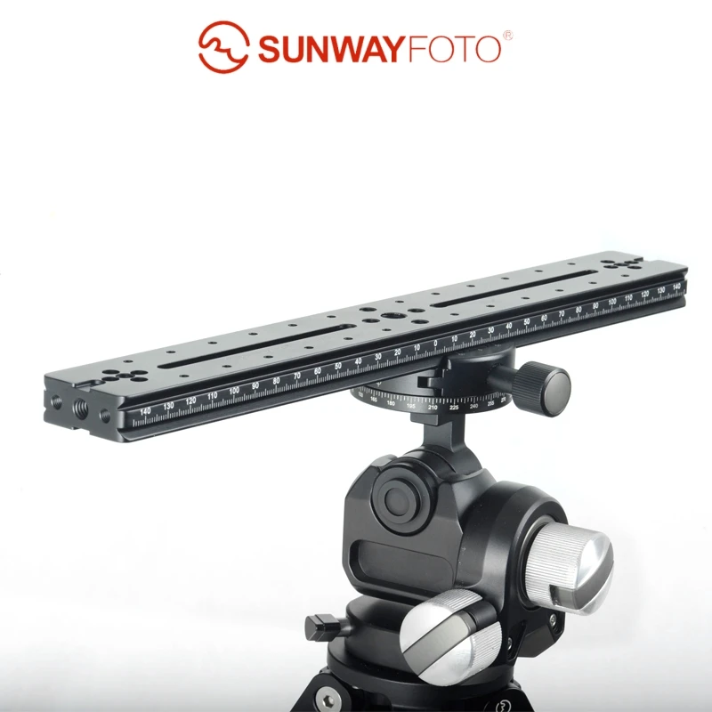 Imagem -04 - Sunwayfoto-tripé Cabeça Quick Release Plate para Câmera Dslr Monopé Profissional Dpg3016r 300 mm