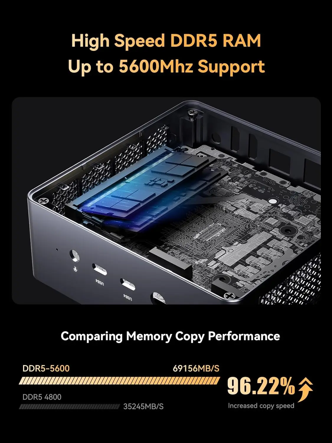 MINISFORUM UM790 Pro Мини-ПК Ryzen 9 7940HS DDR5 PCIe4.0 2,5 ГБ LAN Win11 Pro WiFi6E BT5.3 Dual USB4.0 SSD Настольный игровой компьютер