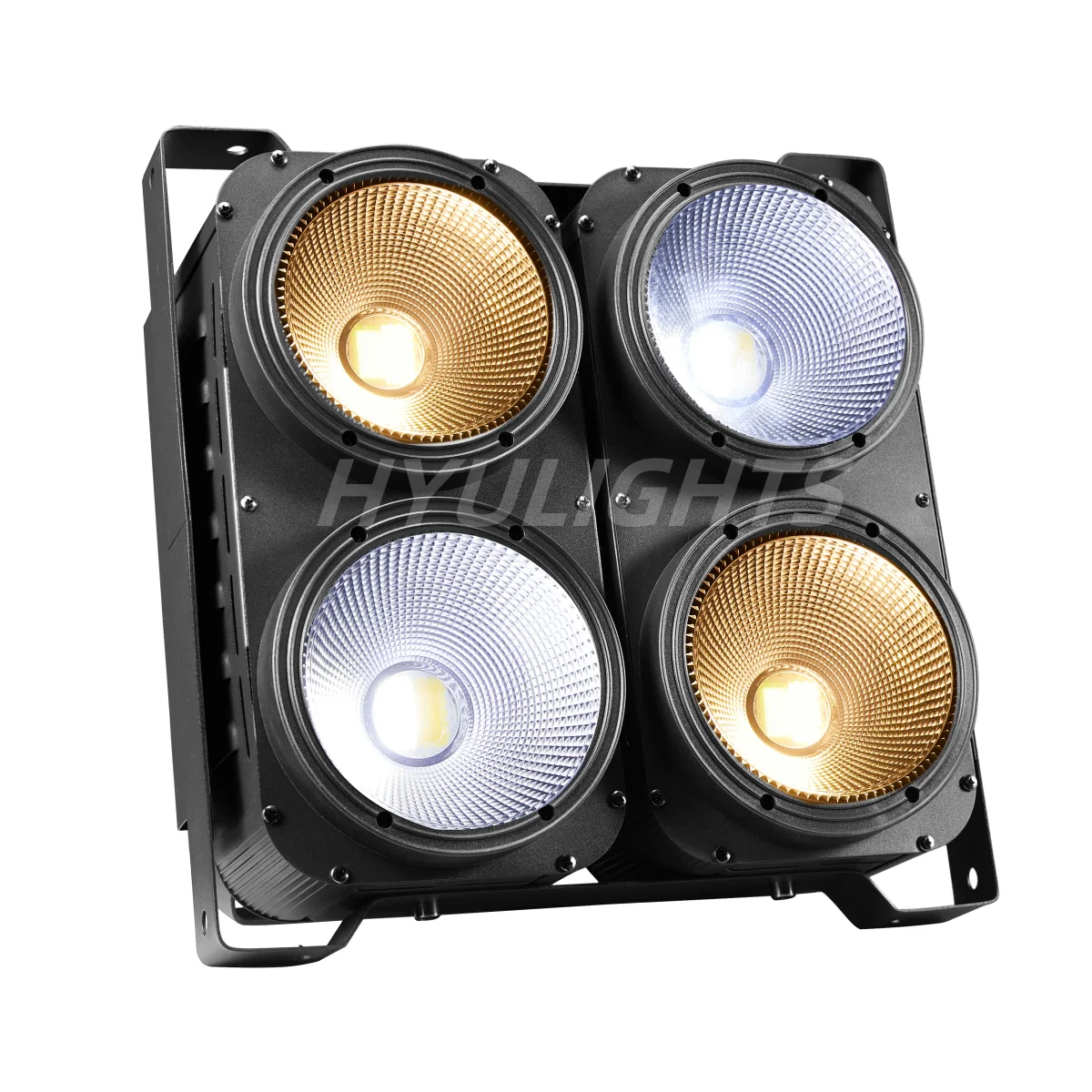 4 Eyes Led COB Blinder Lights 4x100W  400W COB Par Cool White&Warm White Wash Beam High Power DJ DMX 512 Strobe Stage Lights