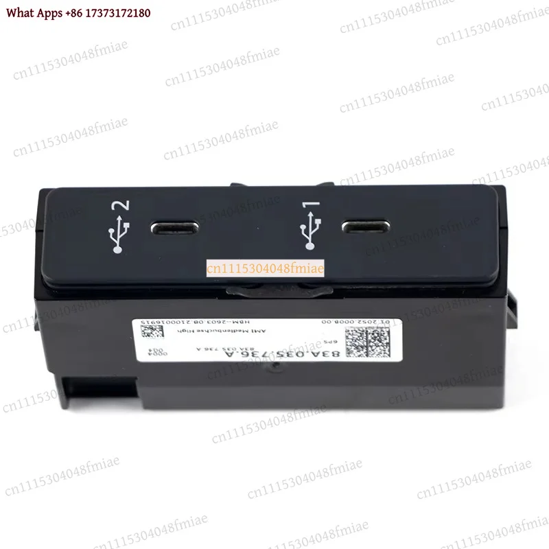 83A035736A 83A 035 736 A Carplay Switch Dual Type-C Interface Music Smartphone USB Module For Audi Q3 RS Q3
