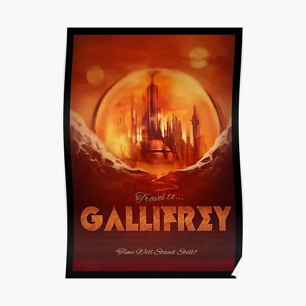 Travel To Gallifrey  Poster Decoration Picture Modern Room Art Painting Wall Home Vintage Funny Decor Mural Print No Frame