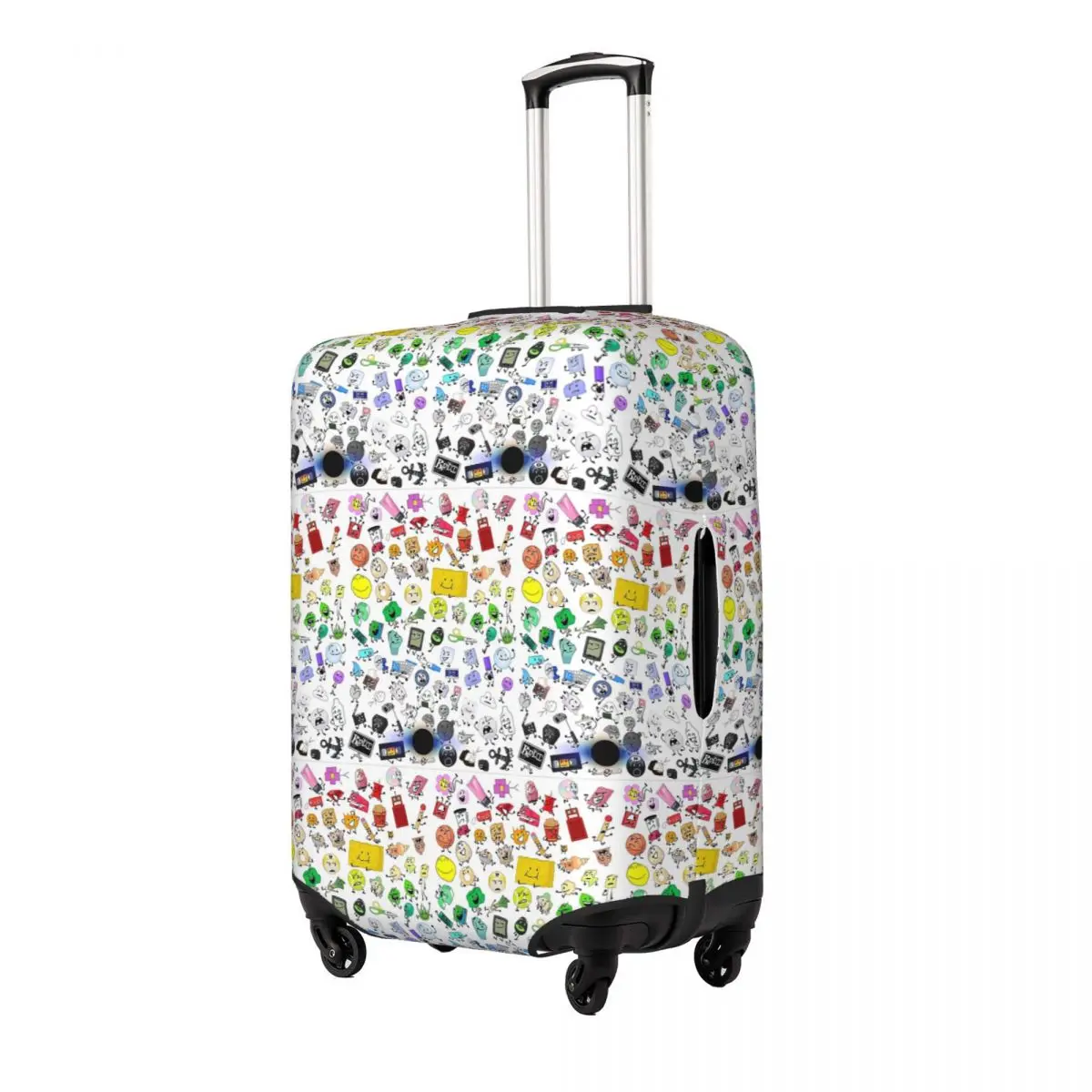 

BFDI And TPOT Full Cast Suitcase Cover Protection Elastic Travel Luggage Protector Covers for 18-32 Inch