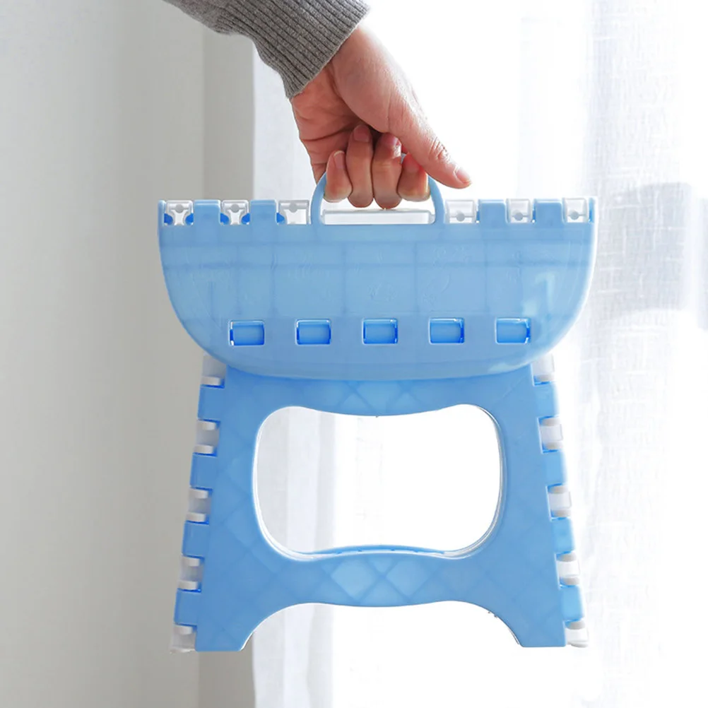 

Folding Step Stool For Portable For Adults Bathroom Folding Step Stool Garden Outdoor Use Blue
