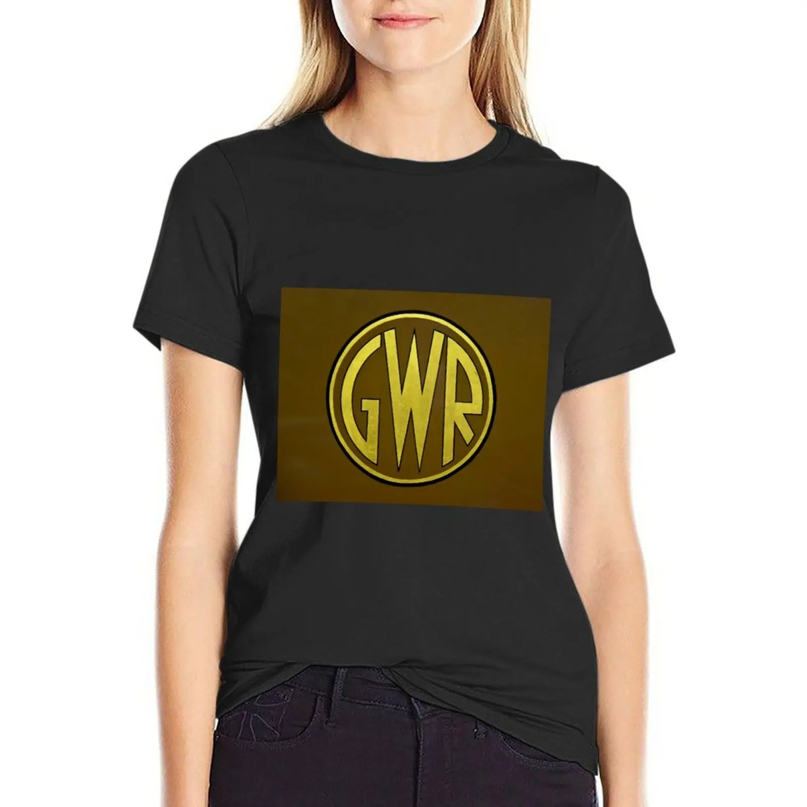 

GWR Great Western Railway Roundel T-Shirt plus sizes quick drying blanks vintage graphic t-shirts for Women