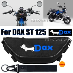 Honda dax st 125 için motosiklet aksesuarları alet çantası su geçirmez ve toz geçirmez uygun seyahat gidon çantası